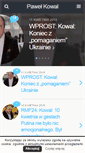 Mobile Screenshot of pawelkowal.pl